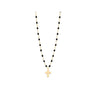 COLLIER GIGI CLOZEAU OR JAUNE CROIX