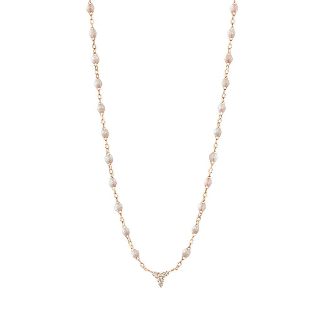 COLLIER GIGI CLOZEAU PETIT COSMOS OR ROSE DIAMANTS