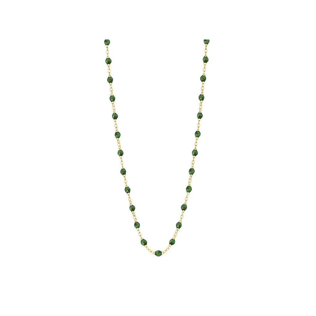 COLLIER GIGI CLOZEAU OR JAUNE SCARABEE 45CM