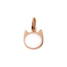 PENDENTIF GIGI CLOZEAU CHAT OR ROSE