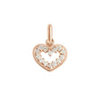 PENDENTIF GIGI CLOZEAU COEUR SUPREME OR DIAMANTS