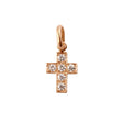 PENDENTIF GIGI CLOZEAU CROIX OR ET DIAMANTS
