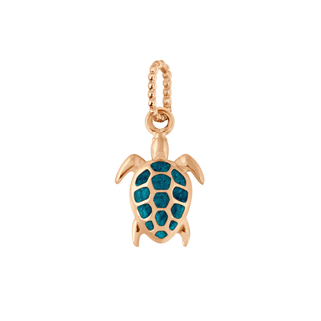PENDENTIF GIGI CLOZEAU TORTUE OR ROSE JUNGLE