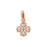 PENDENTIF GIGI CLOZEAU TREFLE OR ET DIAMANTS