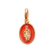 PENDENTIF GIGI CLOZEAU OR ROSE MADONE