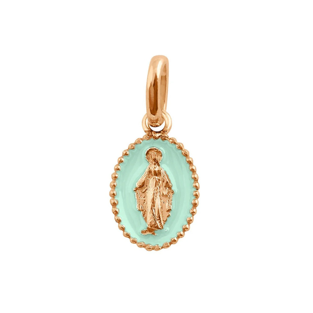 pendentif gigi clozeau or rose jade
