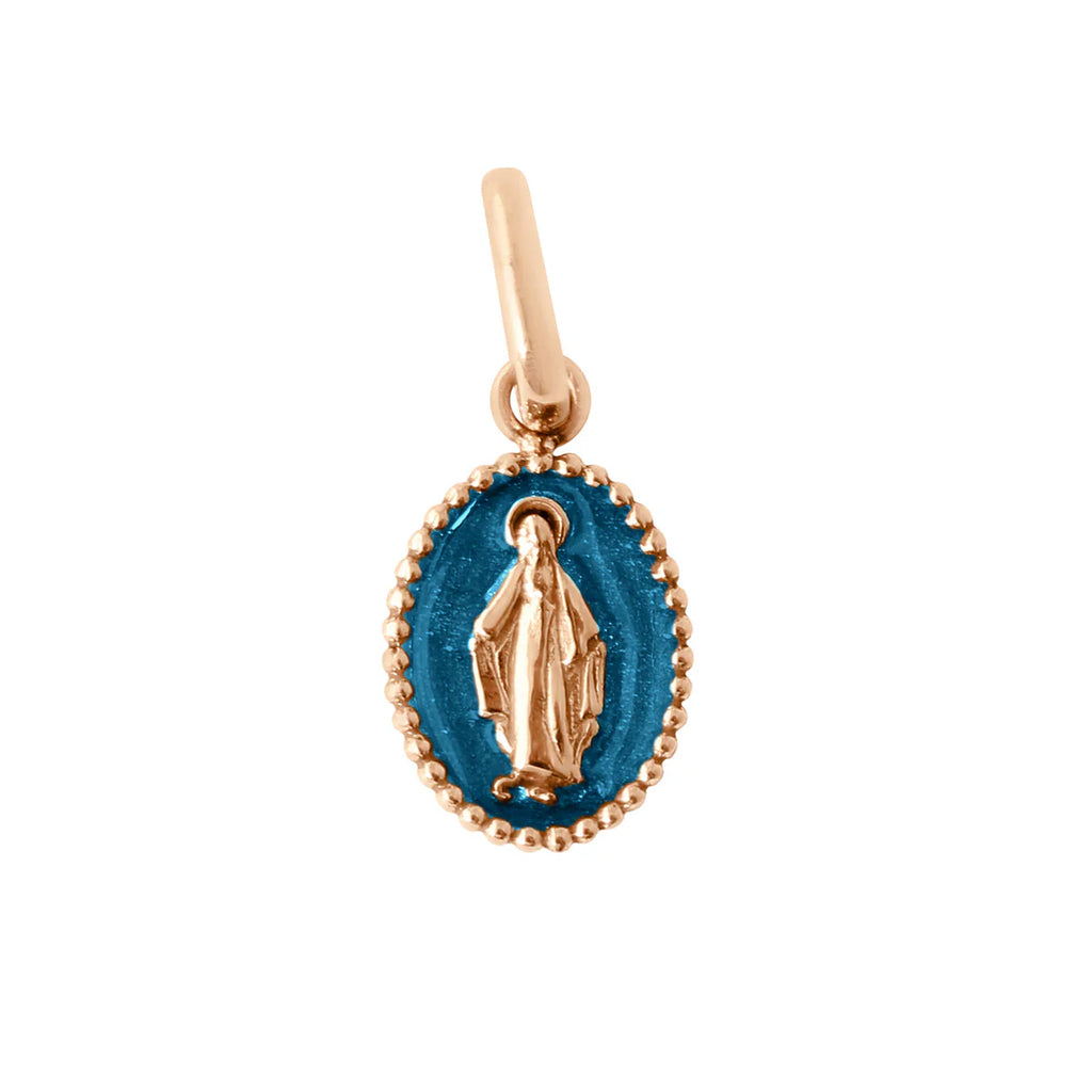 PENDENTIF GIGI CLOZEAU OR ROSE MADONE JUNGLE