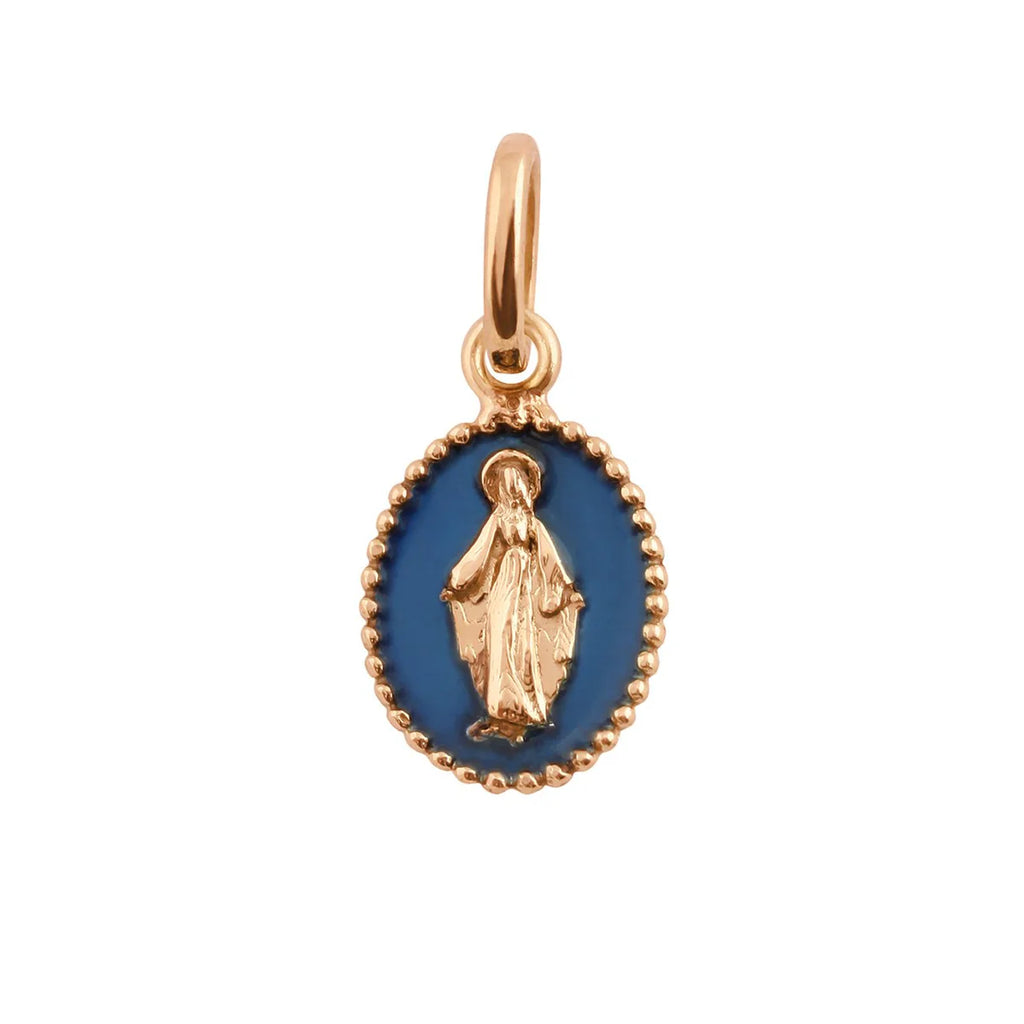 PENDENTIF GIGI CLOZEAU OR ROSE MADONE PRUSSE