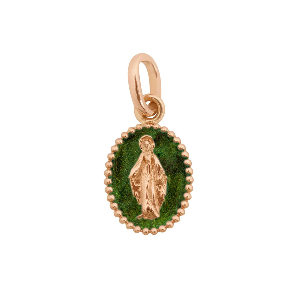 PENDENTIF GIGI CLOZEAU OR ROSE MADONE SCARABEE