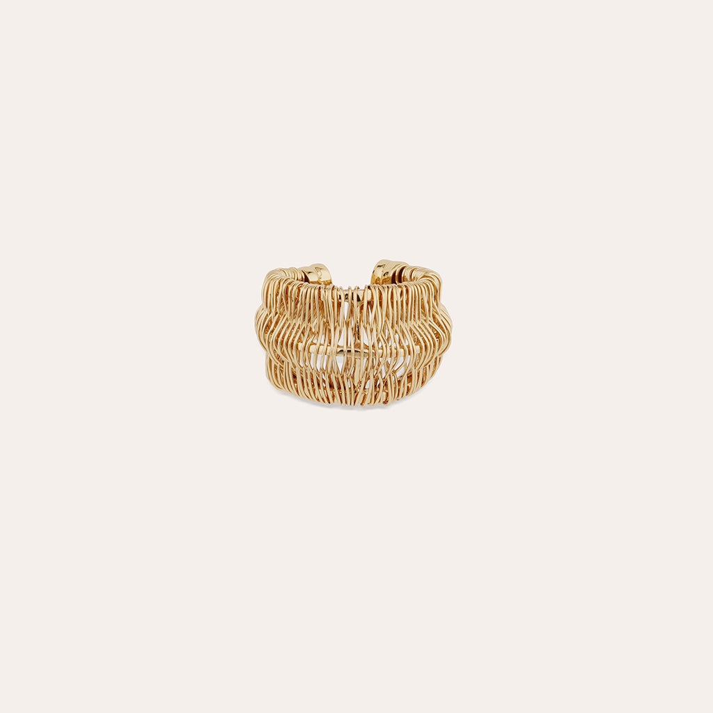 Gas Bijoux bague Izzia Filea dorée