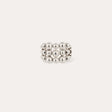 GAS BIJOUX BAGUE MULTIPERLA ARGENTEE