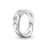 Bague Pandora Anneau Triple Scintillant