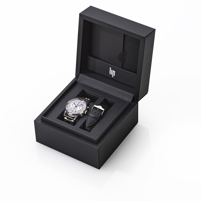 Montre Lip Rallye Méca quartz chronographe 40mm