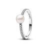 Bague Pandora Perle de Culture d'Eau Douce Traitée & Pavé