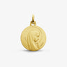 MEDAILLE AUGIS VIERGE AVE MARIA PRIANTE OR JAUNE 750