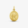 MEDAILLE AUGIS VIERGE PRILLANTE OR JAUNE 375
