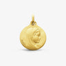MEDAILLE AUGIS VIERGE SAINTE MARIE OR JAUNE 750