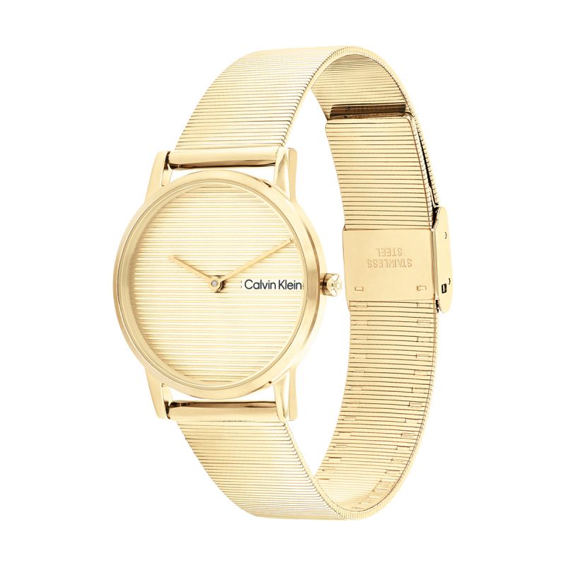 Montre Calvin Klein Femme Timeless Doré