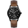 MONTRE PIERRE LANNIER HOMME AVIATEUR ARGENTÉ GRIS