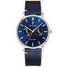 MONTRE PIERRE LANNIER HOMME ESSENTIAL ARGENTÉ CADRAN BLEU