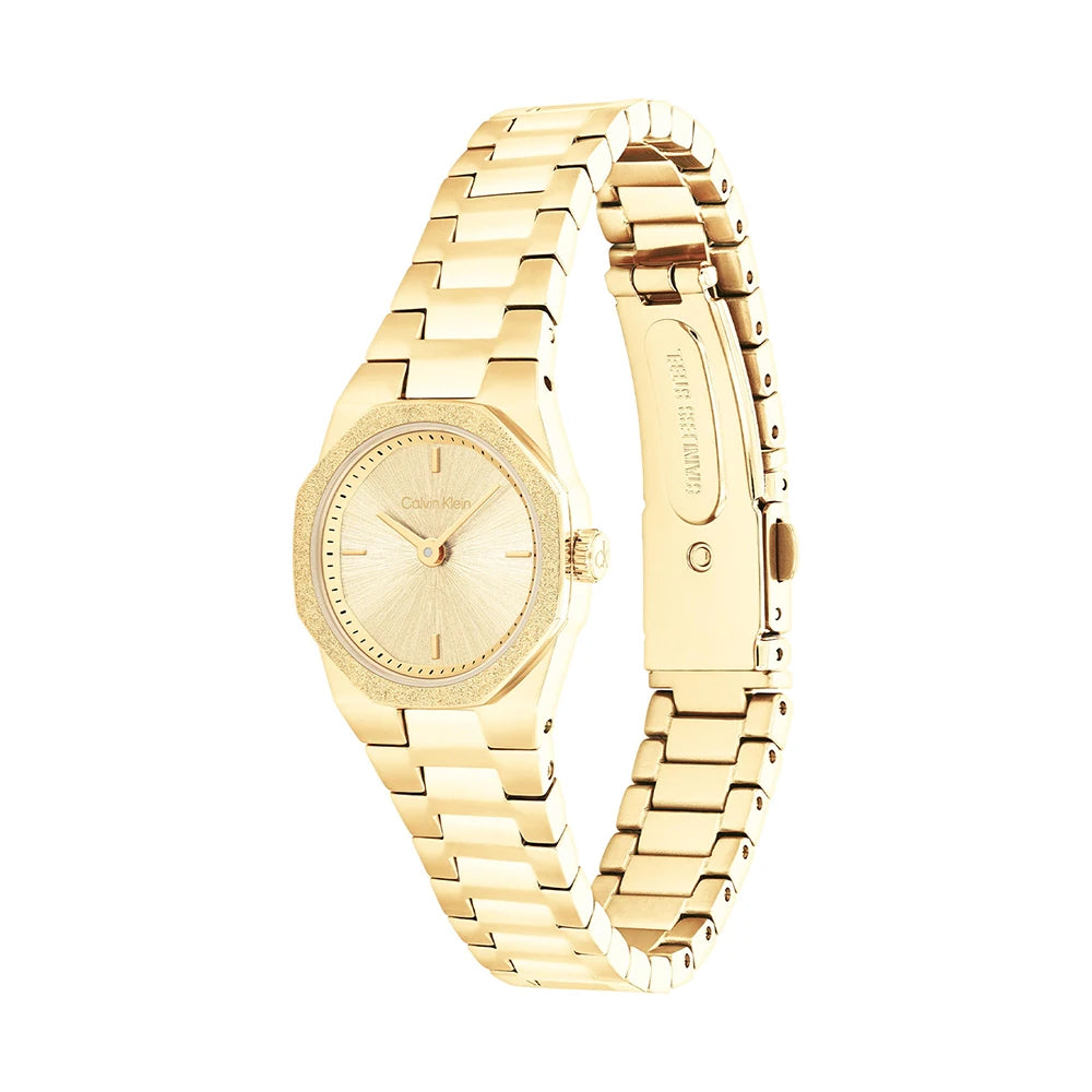 montre femme Calvin Klein Geometric Elegance 25100142 Doré