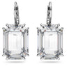 BOUCLES D'OREILLES PENDANTES SWAROVSKI MILLENIA BLANCHES