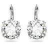 BOUCLES D'OREILLES PENDANTES SWAROVSKI MILLENIA BLANCHES