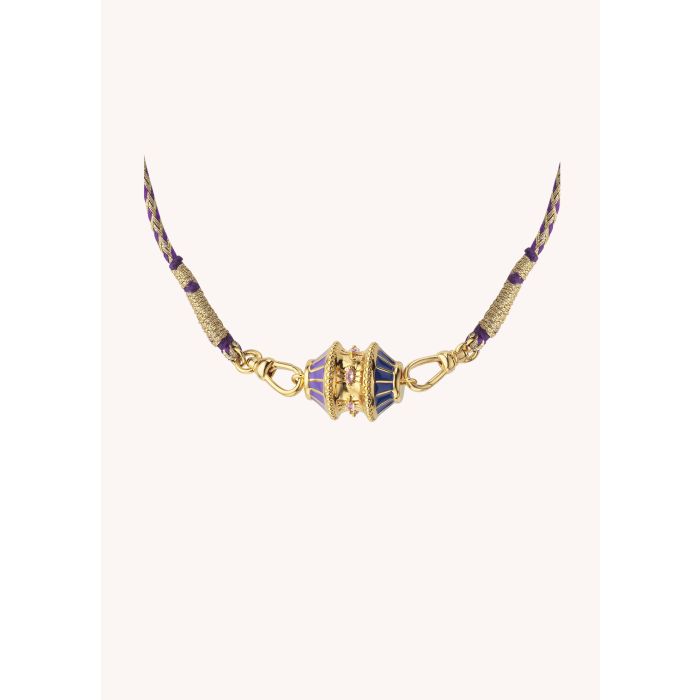 COLLIER MYA BAY - BIG TALISMAN BLUE/PURPLE