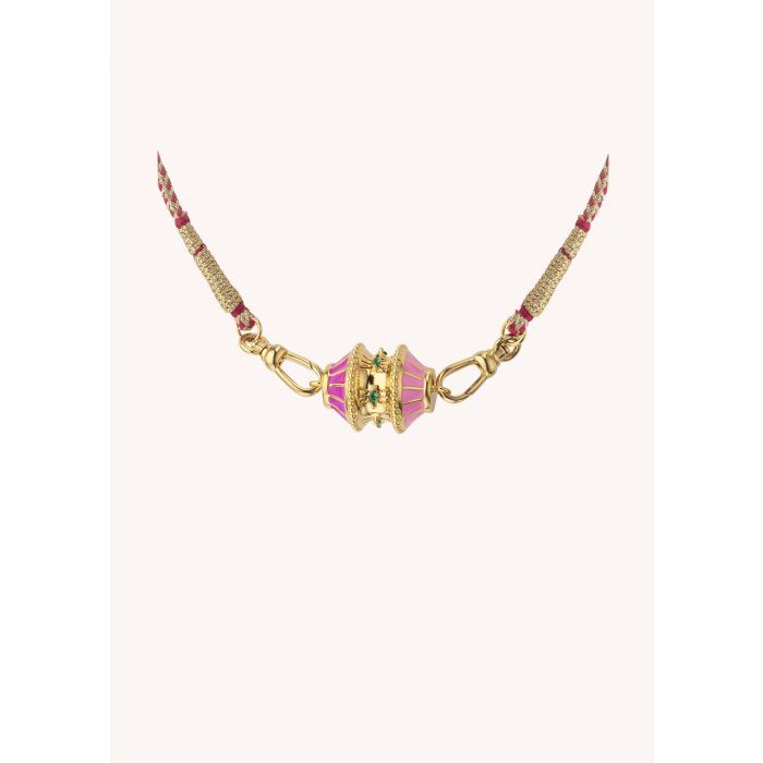 COLLIER MYA BAY - BIG TALISMAN PINK/FUCHSIA