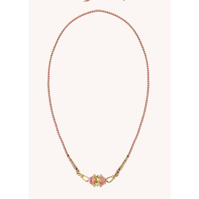 COLLIER MYA BAY - BIG TALISMAN PINK/FUCHSIA