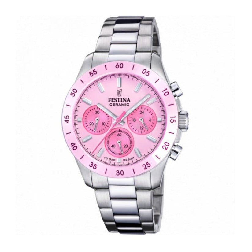 Montre Festina Chrono Ceramique Rose F20693/2 - Main Image
