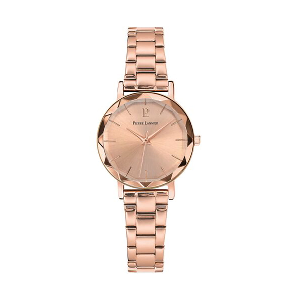 MONTRE PIERRE LANNIER FEMME MULTIPLES DORE ROSE - Main Image
