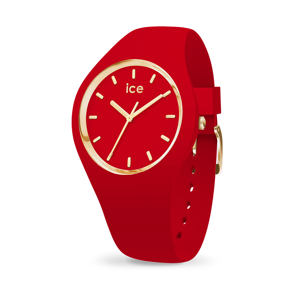 MONTRE ICE GLAM RED SMALL