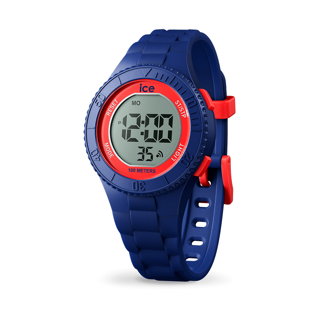 MONTRE ICE DIGIT - SMALL BLUE RED