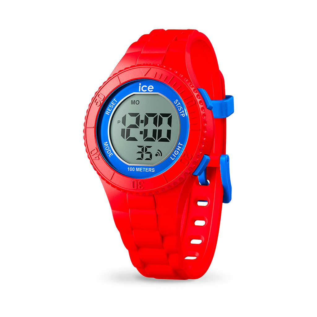 MONTRE ICE DIGIT - SMALL RED BLUE