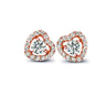 BOUCLES D’OREILLES ONE MORE SALINA OR ROSE ET DIAMANTS