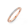 ALLIANCE ONE MORE ISCHIA OR ROSE ET DIAMANTS