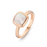 BAGUE ONE MORE PANTELLERIA OR ROSE ET NACRE BLANCHE