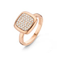 BAGUE ONE MORE PANTELLERIA OR ROSE ET DIAMANTS