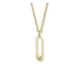 COLLIER OR JAUNE 750 DIAMANT