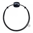 MORGANNE BELLO BRACELET FRIANDISE CORDON NOIR COUSSIN ONYX