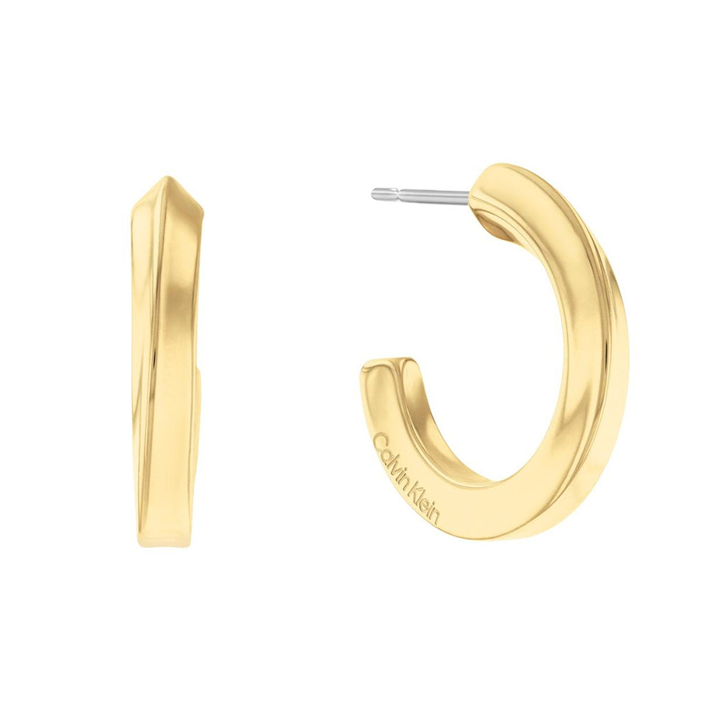 BOUCLES D'OREILLES CALVIN KLEIN TWISTED RING