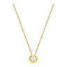 COLLIER OR JAUNE DIAMANT ASTORG 1895