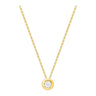 COLLIER OR JAUNE DIAMANT ASTORG 1895