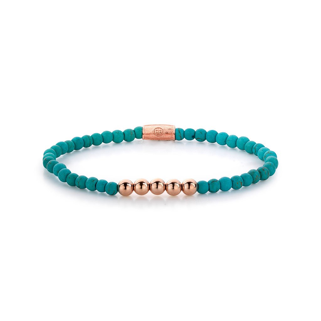 Bracelet REBEL & ROSE Turquoise Delight 4mm