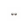 BOUCLES D'OREILLES BOULE ARGENT