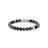 BRACELET REBEL & ROSE BLACK WOLF 8MM