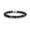 BRACELET REBEL & ROSE GREEN ROCKS 8MM
