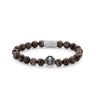 BRACELET REBEL & ROSE BROWN SUGAR LION 8MM