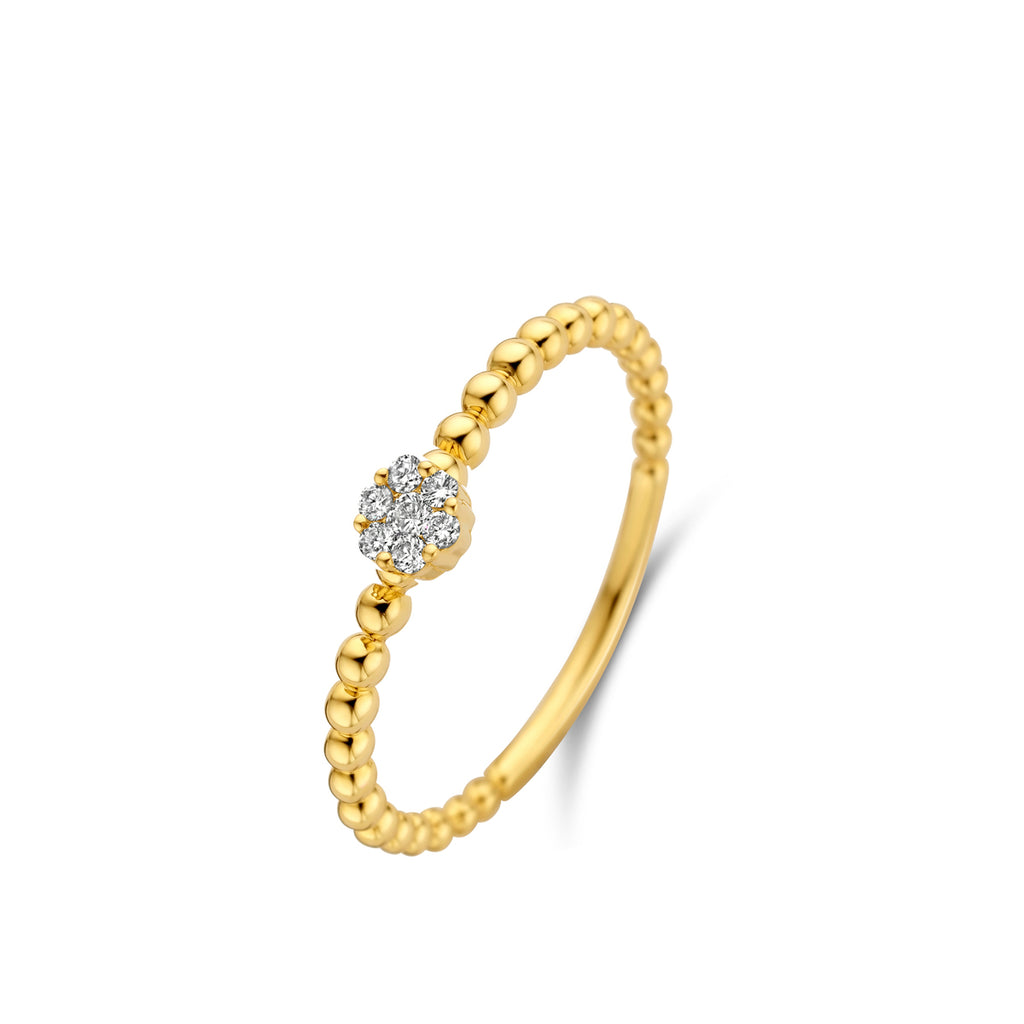 BAGUE OR JAUNE DIAMANTS ASTORG 1895